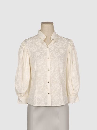 Clothing, Product, Brown, Collar, Sleeve, Dress shirt, Textile, White, Pattern, Fashion, 