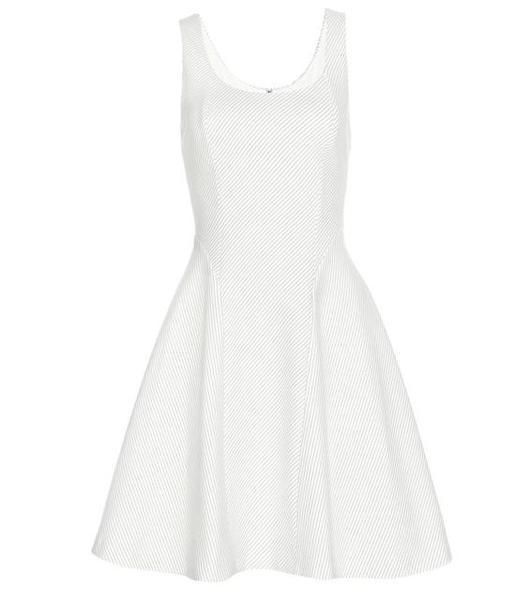 Dress, Textile, White, One-piece garment, Pattern, Style, Day dress, Fashion, Grey, Ivory, 