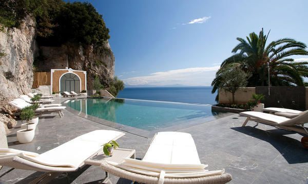 Swimming pool, Property, Resort, Real estate, Outdoor furniture, Sunlounger, Azure, Resort town, Tropics, Arecales, 
