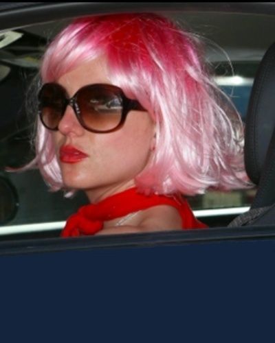 Eyewear, Vision care, Lip, Hairstyle, Red, Sunglasses, Goggles, Pink, Bangs, Wig, 