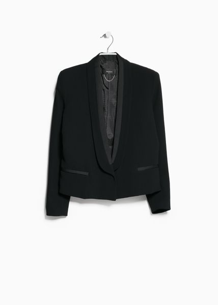 Coat, Collar, Sleeve, Textile, Outerwear, Clothes hanger, Blazer, Fashion, Black, Cardigan, 