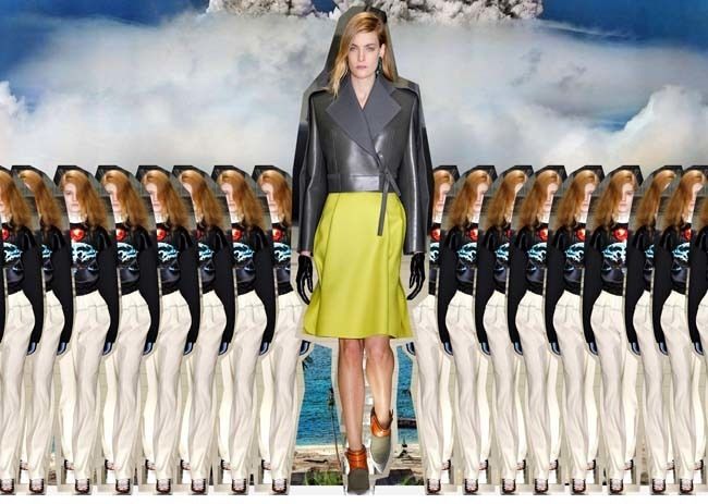 L ispirazione della sfilata Balenciaga par Nicolas Ghesquiere per Elle