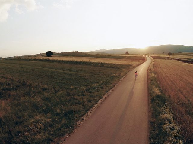 Road, Plain, Landscape, Horizon, Field, Grassland, Ecoregion, Rural area, Land lot, Sunlight, 