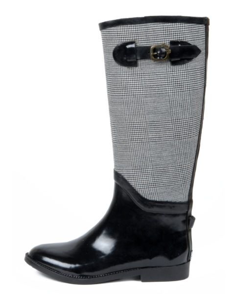 Boot, Black, Grey, Riding boot, Rain boot, Leather, Knee-high boot, Loudspeaker, Synthetic rubber, Silver, 