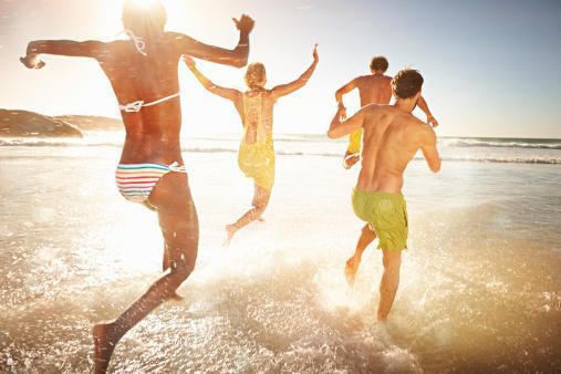 Fun, People on beach, Human body, Happy, Rejoicing, People in nature, Summer, Interaction, Holiday, Beach, 