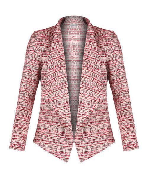 Clothing, Product, Coat, Sleeve, Collar, Textile, Pattern, Outerwear, White, Blazer, 