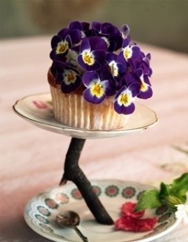 Yellow, Petal, Purple, Dessert, Violet, Sweetness, Serveware, Flowering plant, Lavender, Cake decorating, 