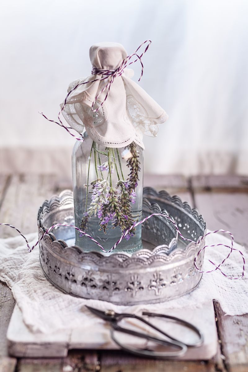 Lavender, Toy, Party supply, Perfume, Still life photography, Silver, Flower Arranging, Cut flowers, Wedding ceremony supply, Souvenir, 