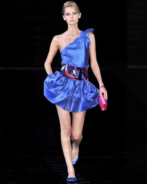Clothing, Dress, Shoulder, Human leg, One-piece garment, Style, Waist, Cocktail dress, Electric blue, Day dress, 