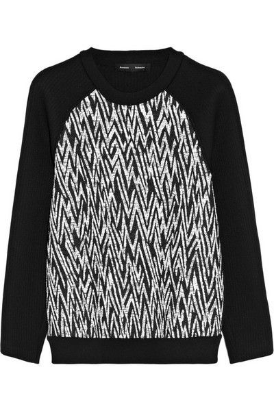 Product, Sleeve, White, Sweater, Pattern, Fashion, Black, Black-and-white, Woolen, Active shirt, 