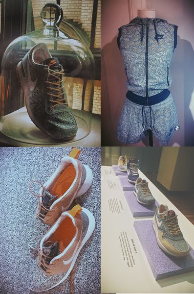Mannequin, Dress, Tan, One-piece garment, Walking shoe, Day dress, Fashion design, Outdoor shoe, Natural material, Cocktail dress, 