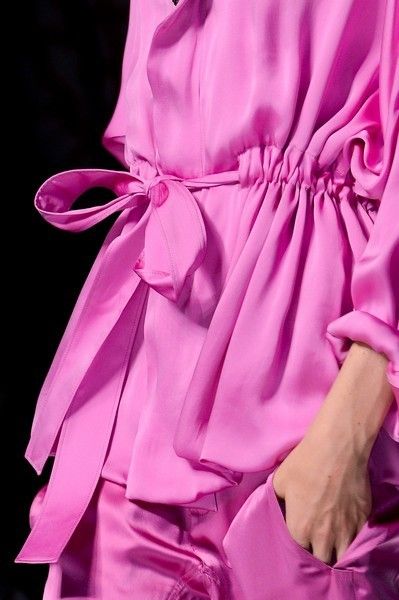 Textile, Magenta, Pink, Purple, Satin, Violet, Day dress, Silk, Fashion design, One-piece garment, 