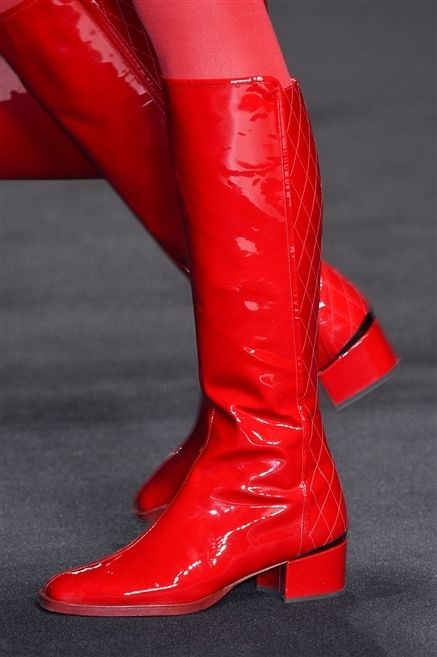 Red, Textile, Boot, Carmine, Leather, Fashion, Riding boot, Latex, Maroon, Material property, 