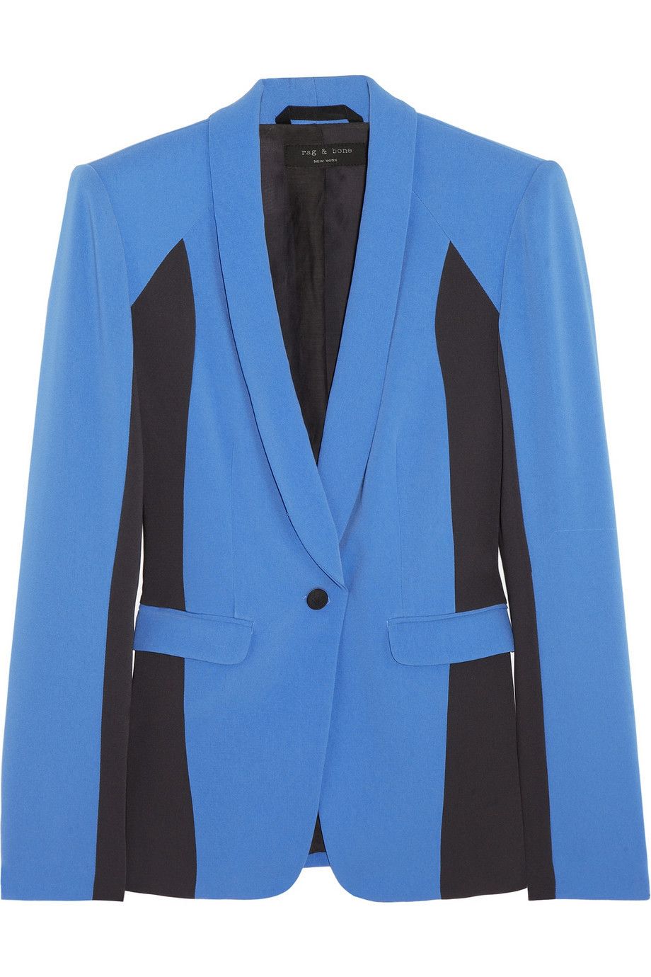 Clothing, Blue, Product, Coat, Collar, Sleeve, Textile, Outerwear, White, Formal wear, 