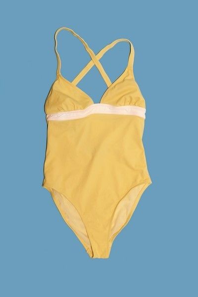 Product, Yellow, Undergarment, Brassiere, Clothes hanger, Shoulder bag, 