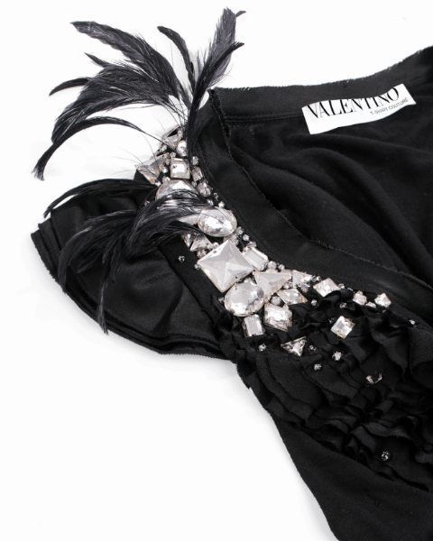 Costume accessory, Black, Embellishment, Feather, Undergarment, 