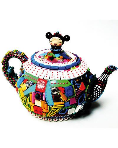 Art, Porcelain, Teapot, Circle, Ceramic, Serveware, Craft, Pottery, Toy, Creative arts, 