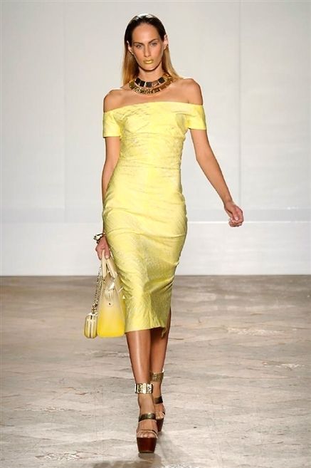 Clothing, Yellow, Human body, Dress, Shoulder, Joint, One-piece garment, Formal wear, Style, Fashion accessory, 