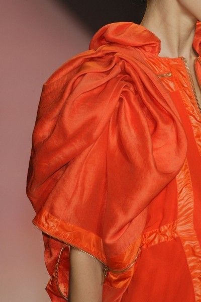 Sleeve, Textile, Orange, Red, Satin, Fashion, Pattern, Peach, Silk, Fashion design, 