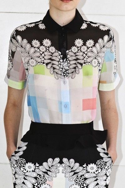 Sleeve, Shoulder, Collar, Pattern, Joint, White, Style, Fashion, Neck, Black, 