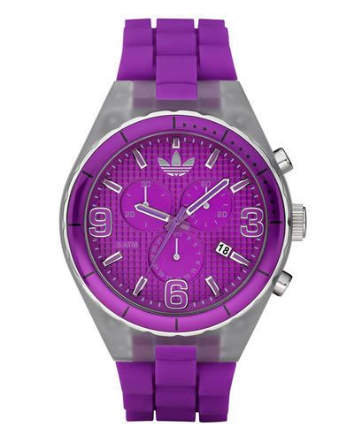 Product, Analog watch, Watch, Glass, Purple, Magenta, Red, Violet, Pink, Watch accessory, 