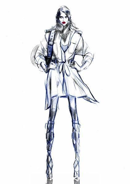 Human body, Shoulder, Joint, Standing, Style, Line art, Costume design, Knee, Fashion illustration, Drawing, 