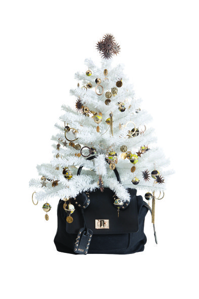 Christmas decoration, Christmas tree, Christmas, Evergreen, Bag, Ornament, Christmas ornament, Pine family, Conifer, Fir, 
