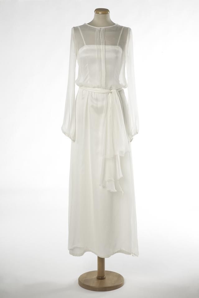 Product, Sleeve, Textile, Dress, White, One-piece garment, Day dress, Pattern, Fashion, Grey, 