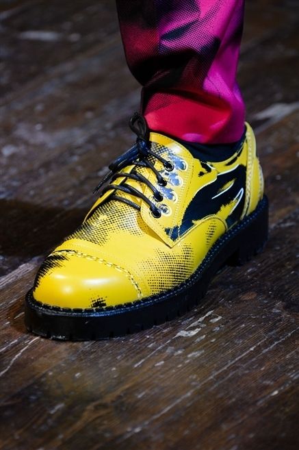 Footwear, Yellow, Shoe, Purple, Costume accessory, Leather, Synthetic rubber, Fashion design, Boot, Walking shoe, 