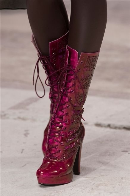 Shoe, Red, Pink, Magenta, Boot, Purple, Carmine, Maroon, Leather, Knee-high boot, 