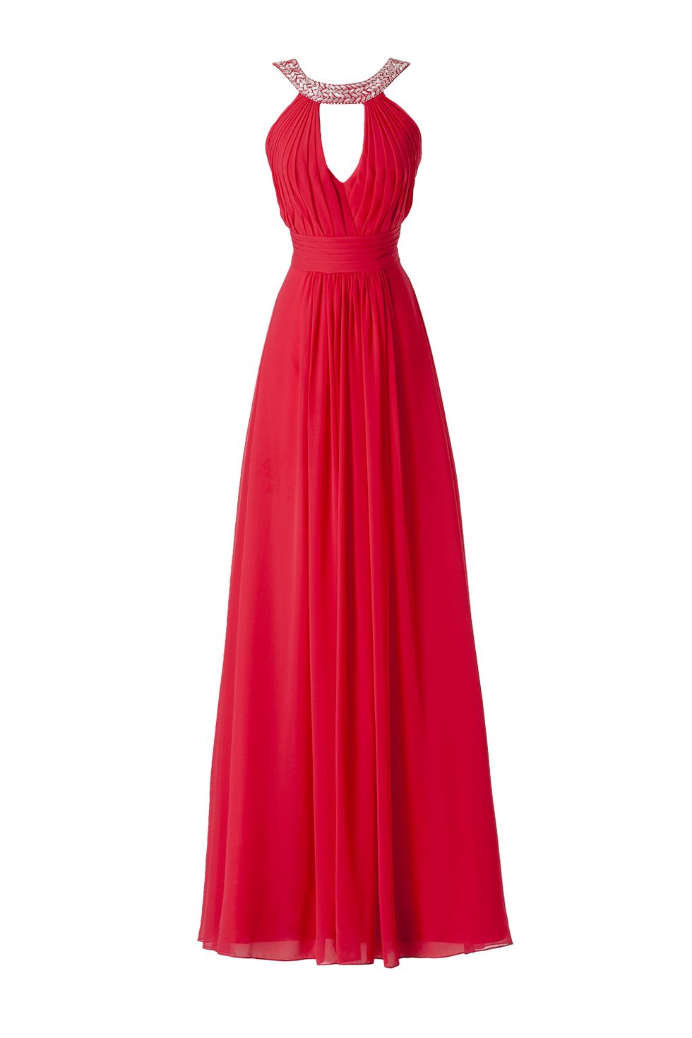 Clothing, Sleeve, Dress, Textile, Red, One-piece garment, Formal wear, Gown, Costume design, Magenta, 