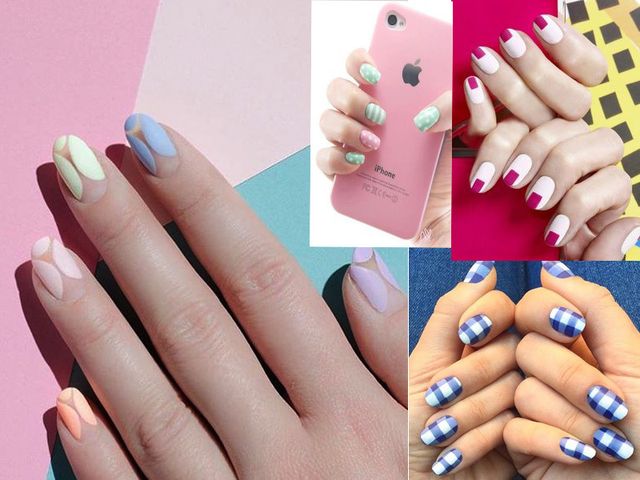 Blue, Finger, Skin, Nail, Nail care, Photograph, Nail polish, Manicure, Pink, Purple, 