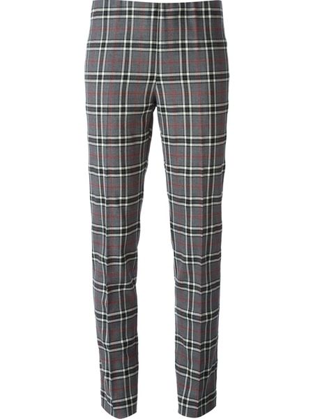 Blue, Brown, Product, Sleeve, Trousers, Tartan, Plaid, Textile, Pattern, White, 