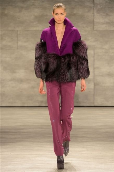 Clothing, Fashion show, Human body, Shoulder, Textile, Joint, Outerwear, Runway, Magenta, Pink, 