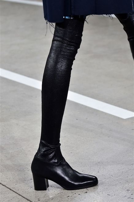 Human leg, Leather, Denim, Fashion, Black, Boot, Street fashion, Pocket, Knee-high boot, 
