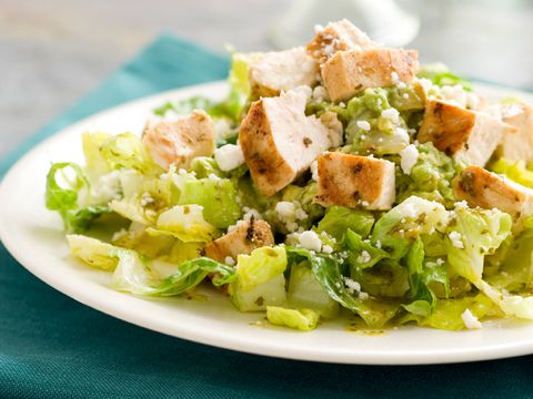Food, Salad, Cuisine, Leaf vegetable, Ingredient, Dishware, Recipe, Dish, Plate, Garden salad, 