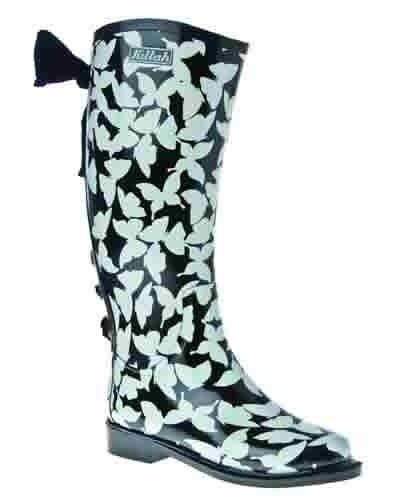 Boot, Teal, Costume accessory, Knee-high boot, Foot, Synthetic rubber, Rain boot, High heels, Porcelain, 