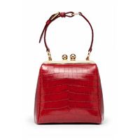 Product, Red, White, Style, Fashion accessory, Carmine, Bag, Pattern, Shoulder bag, Maroon, 