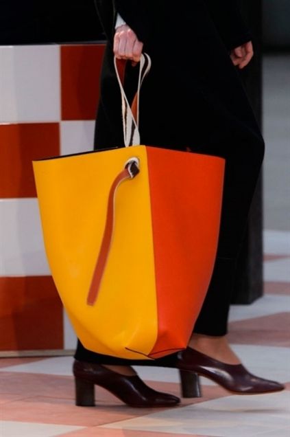 Orange, Amber, High heels, Carmine, Fashion, Bag, Leather, Street fashion, Shoulder bag, Fashion design, 