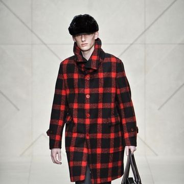 Sleeve, Plaid, Pattern, Textile, Collar, Winter, Bag, Style, Tartan, Street fashion, 