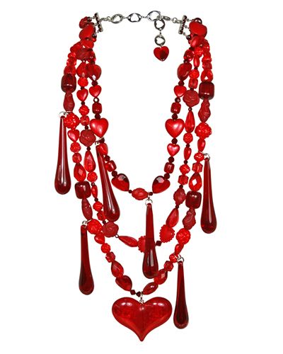 Red, Jewellery, Fashion accessory, Carmine, Art, Body jewelry, Maroon, Creative arts, Natural material, Craft, 