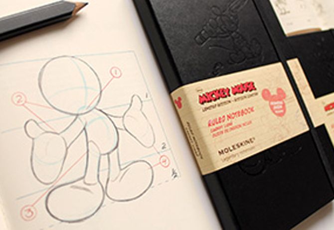 Topolino Protagonista Di Moleskine