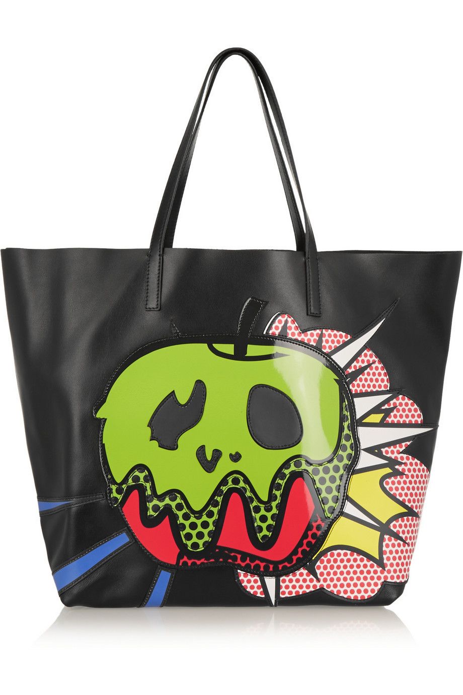 Bag, Shoulder bag, Luggage and bags, Shopping bag, Material property, Tote bag, Label, Design, Brand, Fruit, 