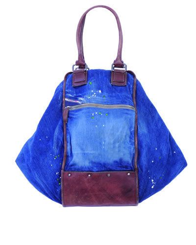 Blue, Brown, Product, Bag, Style, Electric blue, Fashion accessory, Shoulder bag, Fashion, Azure, 