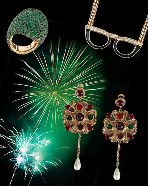 Green, Yellow, Event, Fashion accessory, Amber, Midnight, World, Earrings, Natural material, Fireworks, 