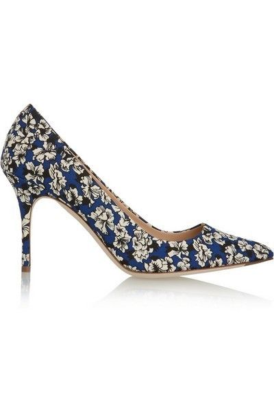 Blue, Brown, High heels, Basic pump, Electric blue, Beige, Sandal, Bridal shoe, Court shoe, Close-up, 