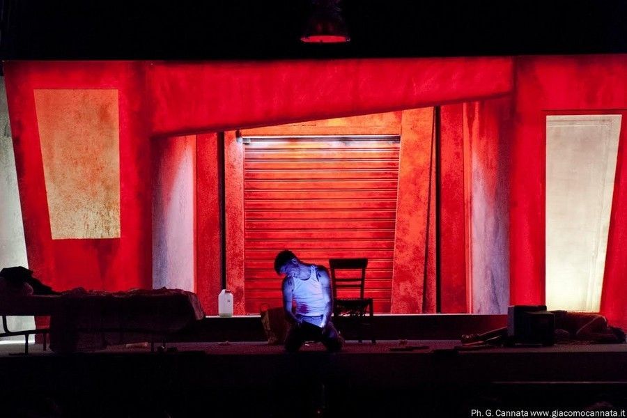 Red, Interior design, Stage, Coquelicot, Curtain, heater, 