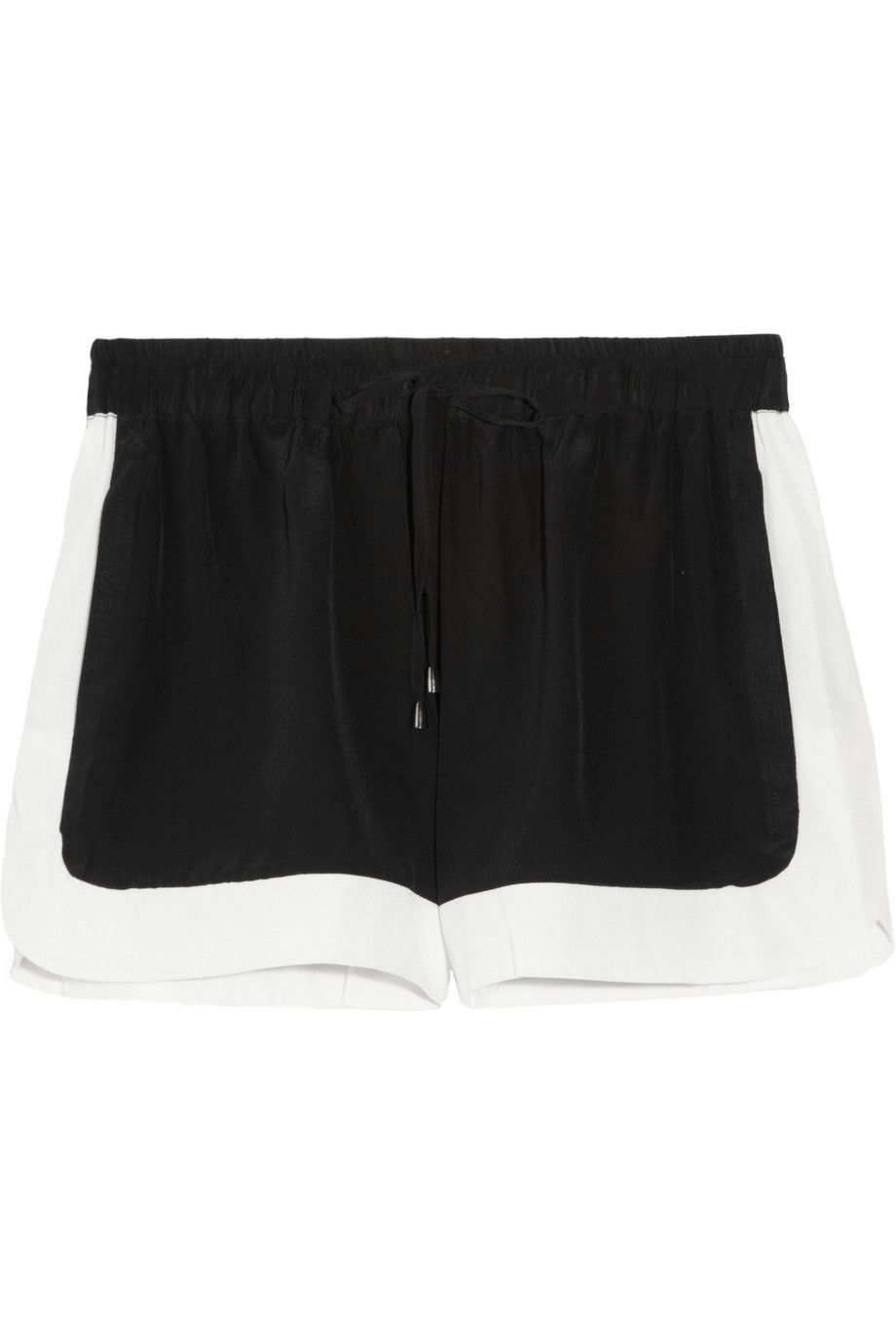 Textile, White, Style, Shorts, Light, Black, Active shorts, Trunks, Space, Black-and-white, 