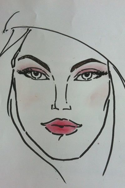 Lip, Cheek, Forehead, Eyebrow, Style, Iris, Organ, Art, Artwork, Line art, 