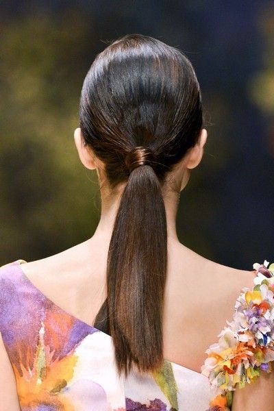 Hairstyle, Style, Beauty, Hair accessory, Long hair, Earrings, Brown hair, Back, Model, Bun, 